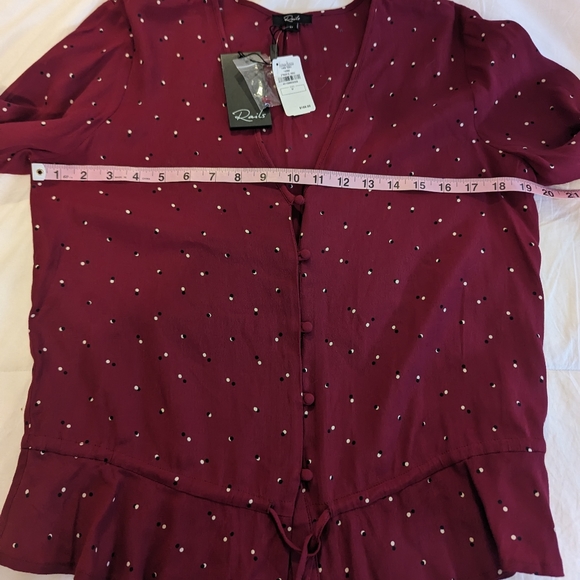 DISCOUNTED FINAL PRICE Rails Beaux Dot-Print Beaux Dot-Print NWT - Picture 10 of 11